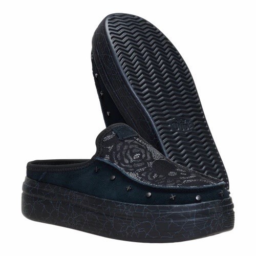 Hey Dude Jelly Roll Thorns Austin Lift Lace Shoes Slides Sz 11 Women's Bunnie Xo